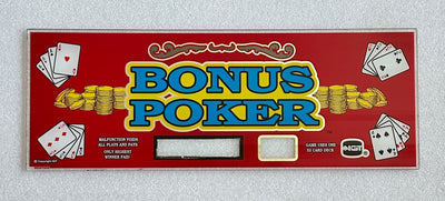 IGT Bonus Poker 17 Inch Chop Top Glass - Casino Network