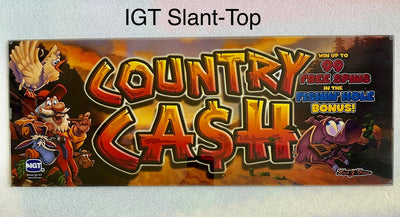 IGT Country Cash Slant Top Glass - Casino Network