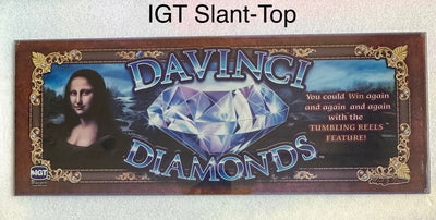 IGT Davinci Diamonds Slant Top Glass - Casino Network