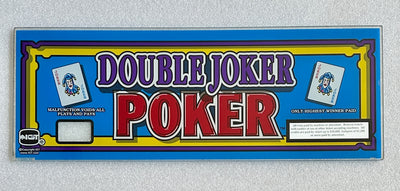 IGT Double Joker Poker 17 Inch Chop Top Glass - Casino Network