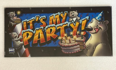 IGT It's My Party 19 Inch Red Belly Glass - Casino Network