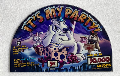 IGT It's My Party 17 Inch Round Top Glass - Casino Network