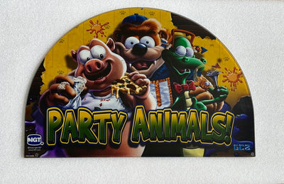IGT Party Animals 17 Inch Round Top Glass - Casino Network