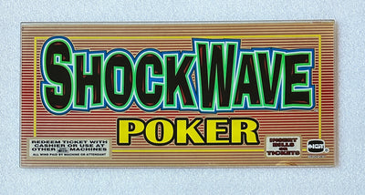 IGT ShockWave Poker 19 Inch Chop Top Glass - Casino Network