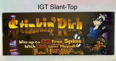 IGT Stinkin Rich Slant Top Glass - Casino Network
