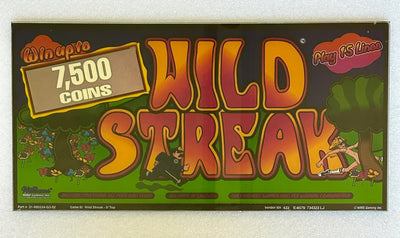 WMS Wild Streak Top Glass - Casino Network