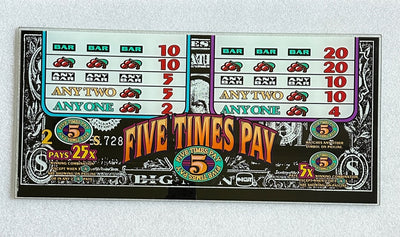 IGT S2000 Five Times Pay 2C Belly Glass - Casino Network