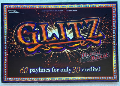 WMS Glitz Tall Top glass - Casino Network