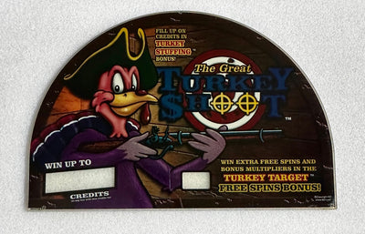 IGT The Great Turkey Shoot 17 Inch Round Top Glass - Casino Network