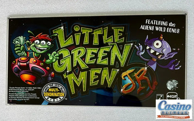 IGT Little Green Men Multi Denom 17 Inch Belly Glass - Casino Network