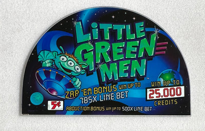 IGT Little Green Men 17 Inch Round Top Glass - Casino Network