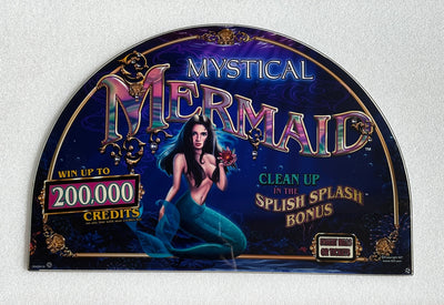 IGT Mystical Mermaid 17 Inch Round Top Glass - Casino Network